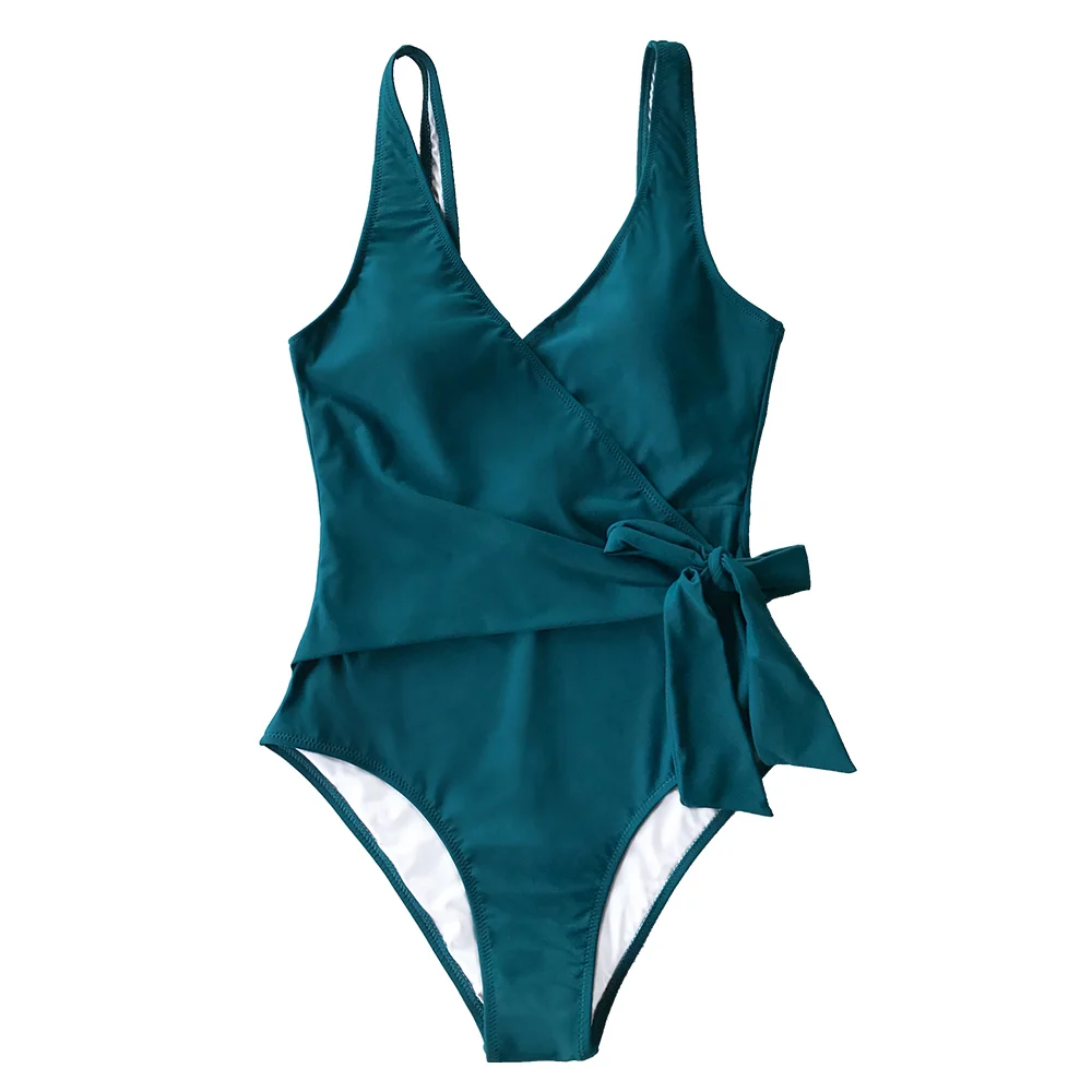 CYY1279G CUPSHE Цельный купальник с низкой спинкой, женский бордовый монокини с глубоким v-образным вырезом, пляжный купальный костюм с подкладкой для девочек, купальник - Цвет: CYY1279G