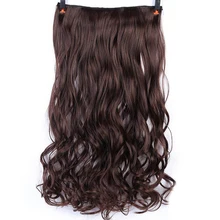 Pageup длинные волнистые 5 зажим для наращивания волос Различные цвета высокотемпературные Синтетические Искусственные волосы