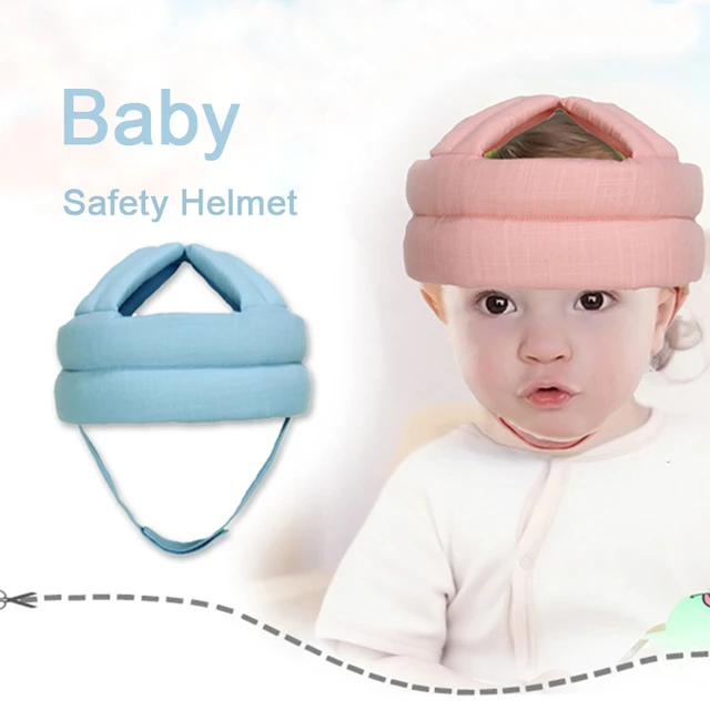 Anti-kollision Kappe Sicherheit Helm Schutz Hut Anti-drop Baby Einstellbar  Kind Kopf Schutz Kleinkinder Baby Toddle Weiche 0-3 jahre - AliExpress