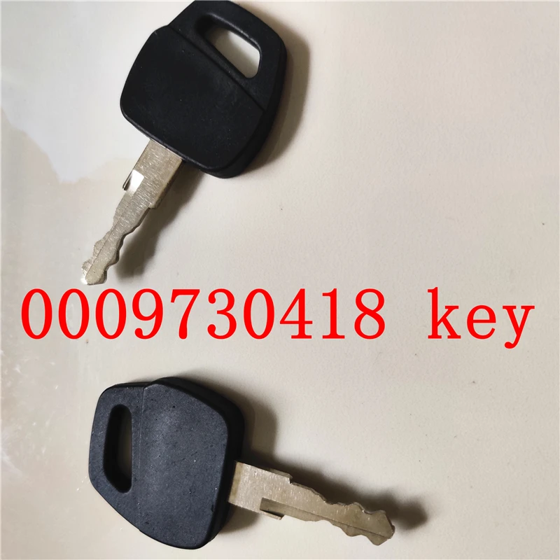 

5pcs oem 0009730418 starting key keys diesel truck forklift accessories 351-05