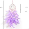 Girl's heart lovely soft girl white feather purple dream catcher dream net room decoration shooting dreamcatcher Wind chime gift ► Photo 2/6