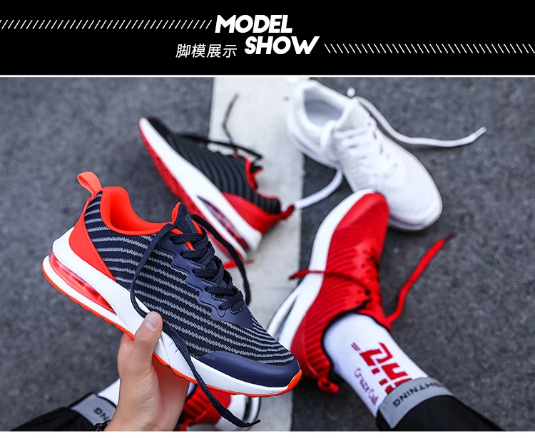 Мужские кроссовки Flyknit TennisShoes, Мужские дышащие кроссовки с воздушной амортизацией, Tenis Masculino Adulto, мужская обувь, большие размеры 39-46