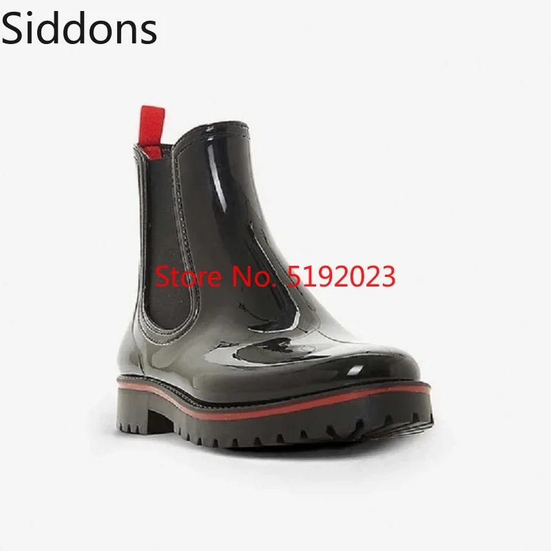 Winter Fashion Men Outdoor Casual Boots Work Adult Walking Rubber Waterproof Chelsea Boots Male Casual Zapatos De Hombre D172