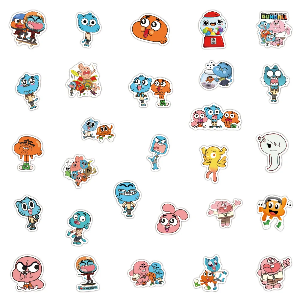 Cat Stickers 10/50pcs Classic Animation Cartoon Amazing Cat Sticker Decal for DIY Guitar Laptop Luggage Car Fridge