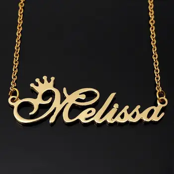 

Personalized Name Necklace Custom Name Jewelry Any Name Handmade Nameplate Pendant Necklaces Women Best Friend Gift