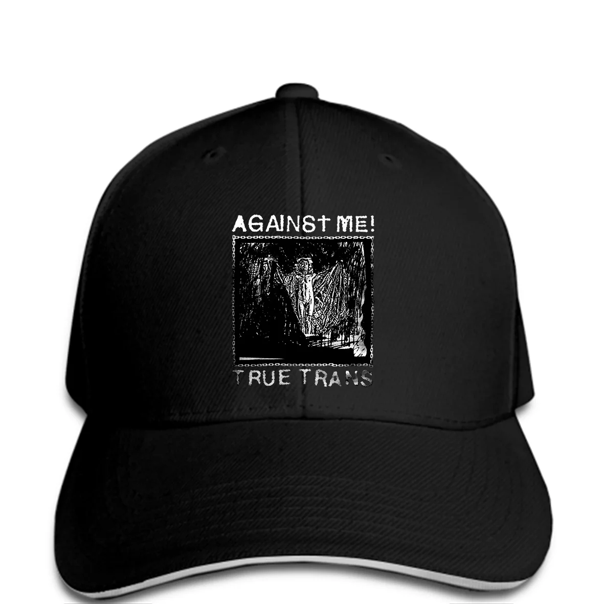 Against Me True, бейсболки в стиле рок-группы Pop One Head, модные бейсболки с металлическим логотипом серого цвета