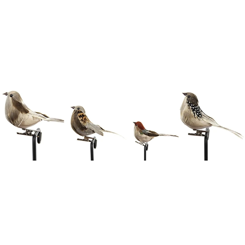 1 шт. симпатичная искусственная птица из пенопласта яркое перо миниатюрная