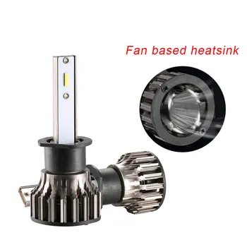 

A Pair Of H1 LED Headlight Bulbs Super Bright Waterproof IP65 DC 9 To 36V H1 LED Headlight Bulb LED Headlamp Bulb