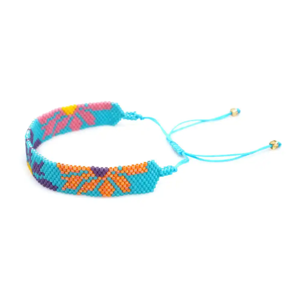 Go2boho Perles MIYUKI браслеты Pulseira Mujer цветок браслет женский богемный Летний Пляжный бохо шик ювелирные изделия ручной работы ткацкий станок