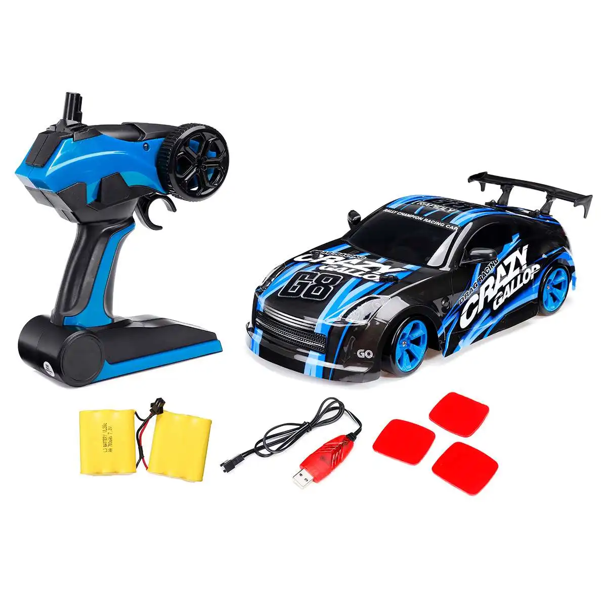 1/14 Радиоуправляемый, для автомобильных гонок 4WD RC 2,4G пульт дистанционного управления высокоскоростной внедорожный Дрифт гоночный автомобиль гусеничный детский игрушечный подарок дорожный Дрифт автомобиль