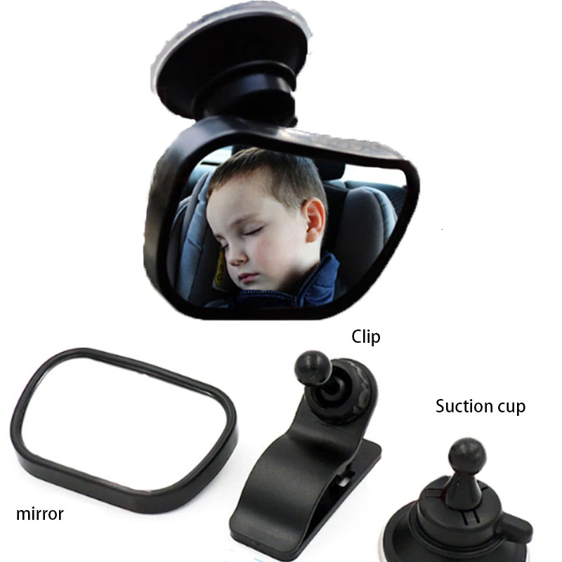 Car rear view mirror car rear seat safety view for rear interior ward infant child monitor