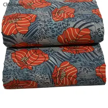 Lychee Life 1 ярд Анкара африканская ткань с цветочным принтом настоящий воск полиэстер ткань для вечерние платья пэчворк Diy Швейные материалы