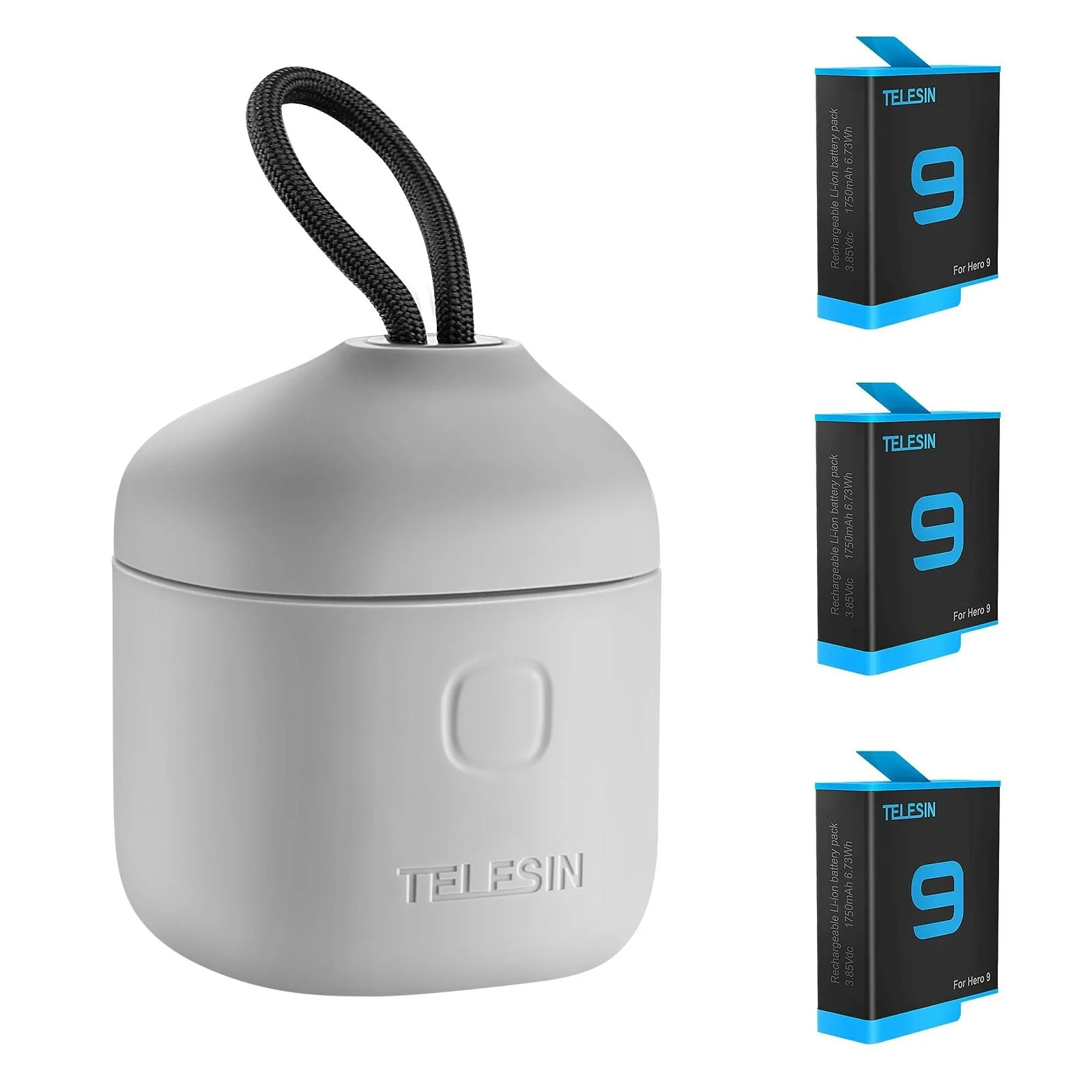 Быстрое зарядное устройство для аккумуляторов GoPro 10 9 3 слота контейнер хранения