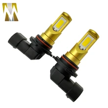 2 шт./лот супер яркие противотуманные фары Дневные Фары Светильник 9006 HB4 Гнездо Светодиодный Противотуманные фары H11 H8 H7 12V желтый Внешнее освещение 9006 1156 1157 T20 светодиодный