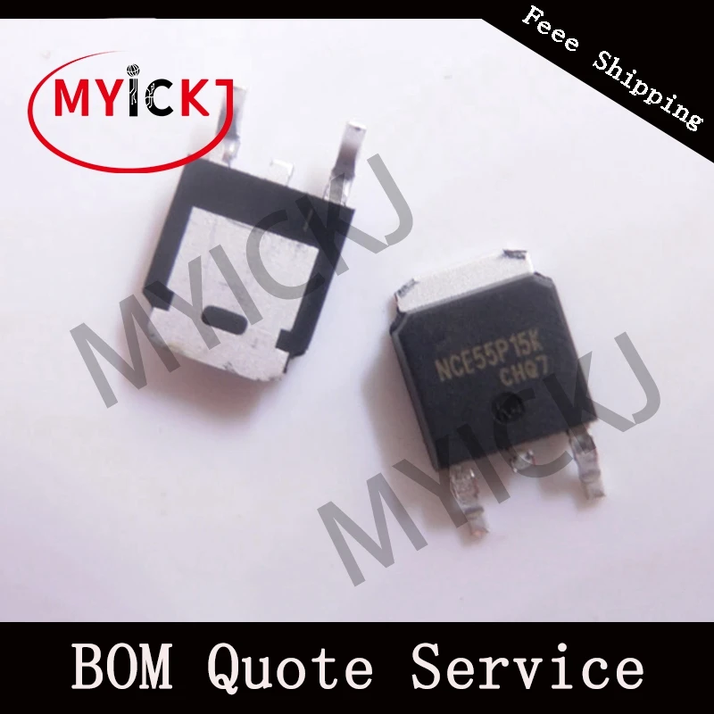 5 шт. NCE55P15K микросхема до-252 NCE P-Channel расширенный режим питания MOSFET