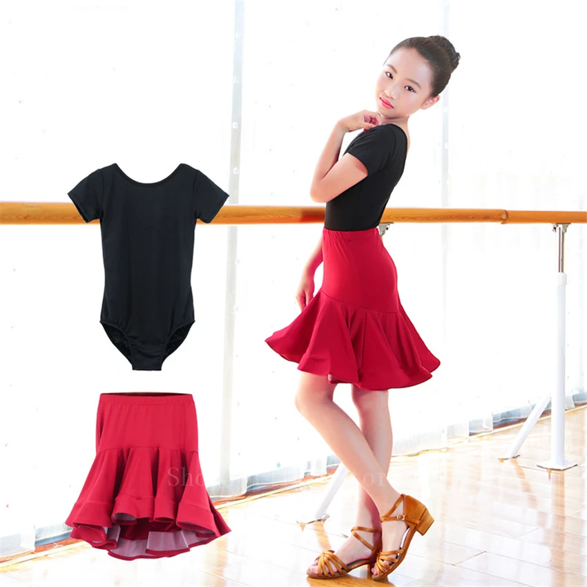 Танцевальное платье для девочек танцевальное тренировок детское с бахромой