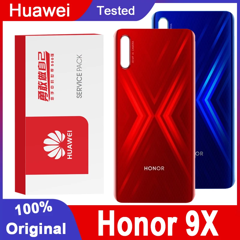 100% оригинальный сменный задний корпус для Huawei Honor 9X задняя крышка аккумулятор