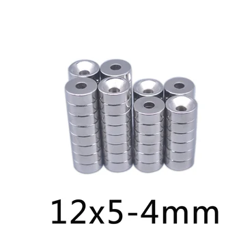 

20/50/100 pcs Super Strong Round12*5-4mm Neodymium N35 Countersunk Ring Magnets 12mm x 5mm Hole: 4mm Rare Earth