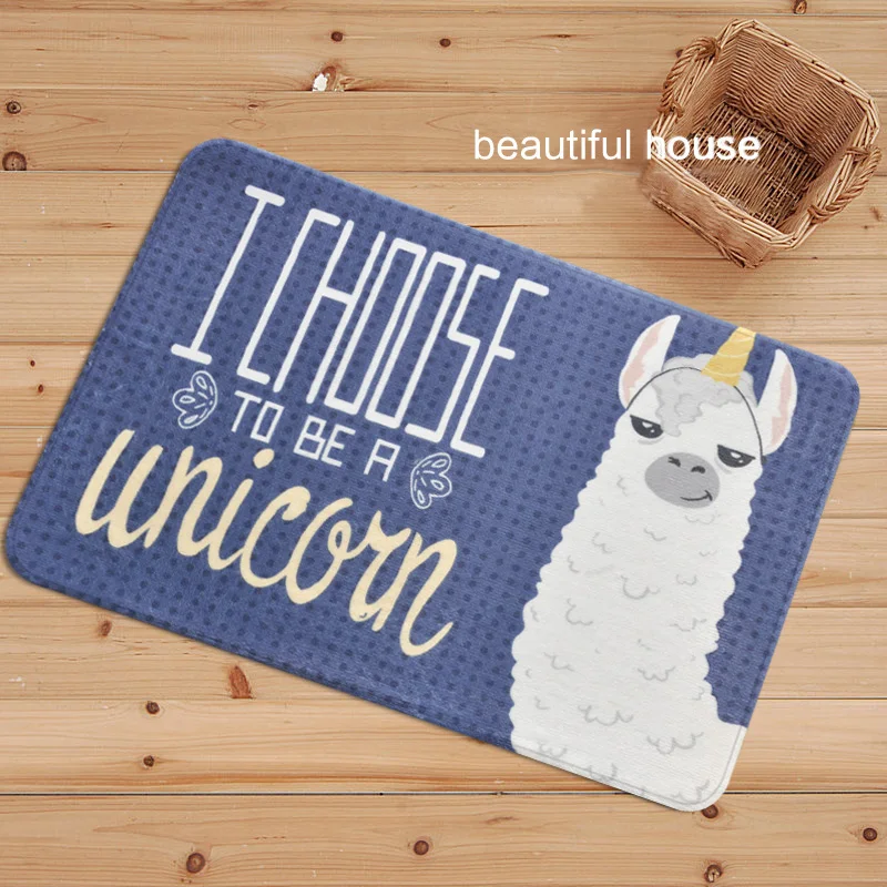 В дверь в пол коврик детский дом Ванная Комната Дверь впитывающая вода Противоскользящий коврик дверной коврик Ванная комната подставка для ног