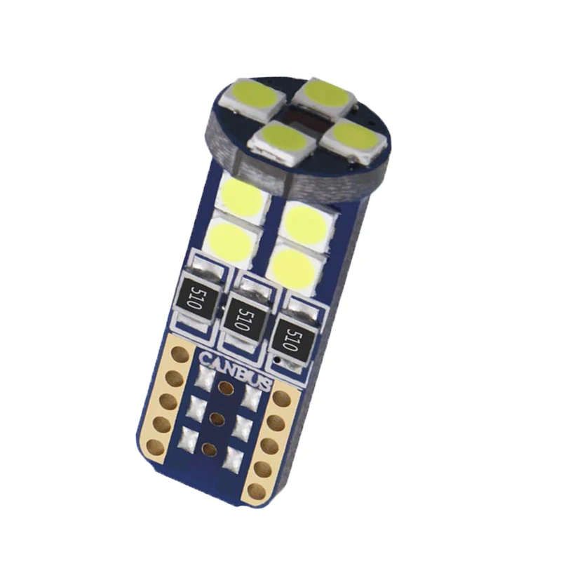 2 шт. Чрезвычайно яркий светодиодный светильник W5W T10 3030 12SMD Автомобильный