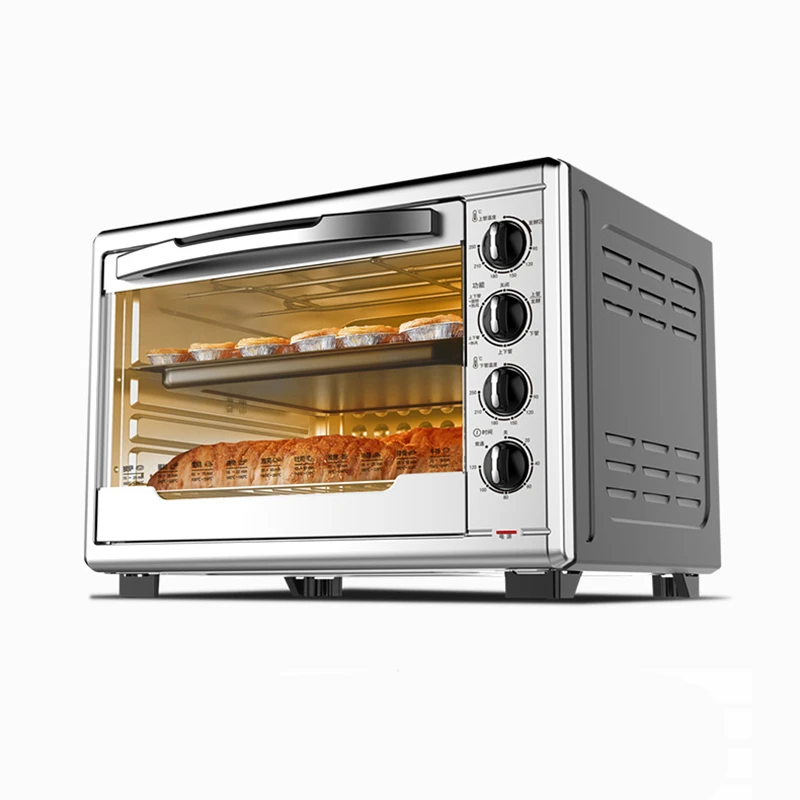 Elektrische Oven Home Business Dual Purpose Grote 60L Grote Capaciteit Automatische Vier Layer Dubbele Plaat Bakken Zoete Aardappel Oven Elektrische Oven Home Business Dual Purpose Grote 60L Grote Capaciteit Automatische Vier Layer Dubbele Plaat Bakken Zoete Aardappel Oven