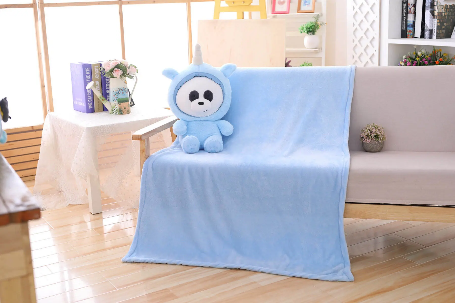 1 шт. 60 см мягкие Kawaii панда становится плюшевые игрушечные единороги набивные милые Unicornio милые чучела зверушки в подарок для детей милая кукла
