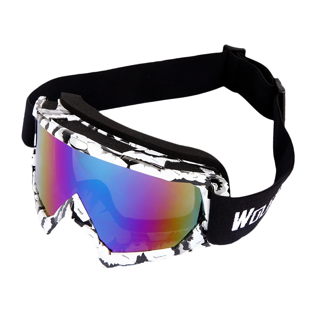 UV400 Protection Skiing Cycling Goggles Sunglasses Eyewear  + Quick-drying Thermal Cycling Skull Hat