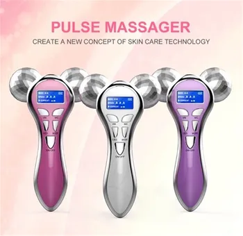 

Micro-current Vibration Massager 4D Face Roller Massager Microcurren Face Lift Massager Facial Machine Roller Y Shape Rotating