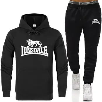 

New Brand Clothing Men's Pullovers Sweater Cotton Men Tracksuits Hoodie Two Pieces + Pants Sports Shirts Fall Winter Track suit