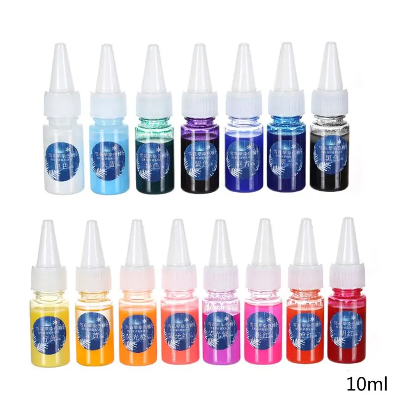 

15 Colors Epoxy Pigment Liquid Colorant Dye Ink Diffusion Resin Crafts Accessory 83XF