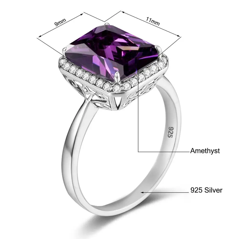 Multi Amethyst Ring,925 Sterling Silver Ring,Gemstone Ring,Gift For Her,Multi Stone Ring,Handmade Ring,Amethyst Flower Ring,Wedding Ring.
