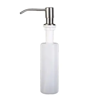 

300ml Kitchen Sink Soap Dispenser Manual Press Pump Liquid Soap Shampoo Bottle M2EF