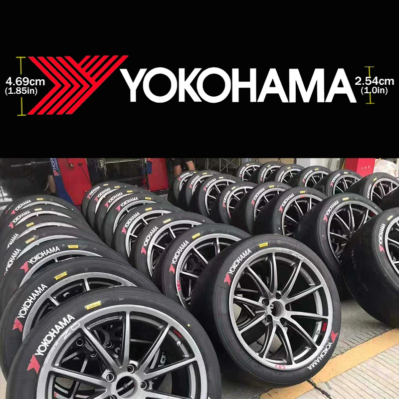 

High Quality Car Tire Sticker Car Tuning Universal 3D logo Car Rubber Tire Brand Stickers Personalized Styling Auto Tyre Sticker