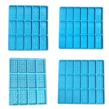 

DIY Resin Molds Domino, Domino Epoxy Resin Molds,Silicone Domino Game Molds R2LE