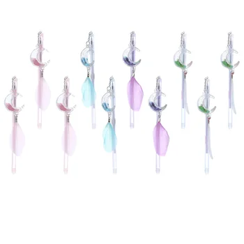 

10Pcs Cartoon Pen Fine Nice Safe Stationery Roller Pen Ink Pen Gift