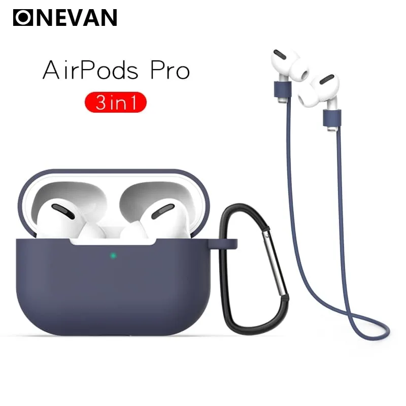 Роскошный цветной Мягкий силиконовый чехол для Airpods Pro, защитный чехол для наушников, противоскользящий чехол для Apple AirPods Pro EarPods, противоударный, Новинка