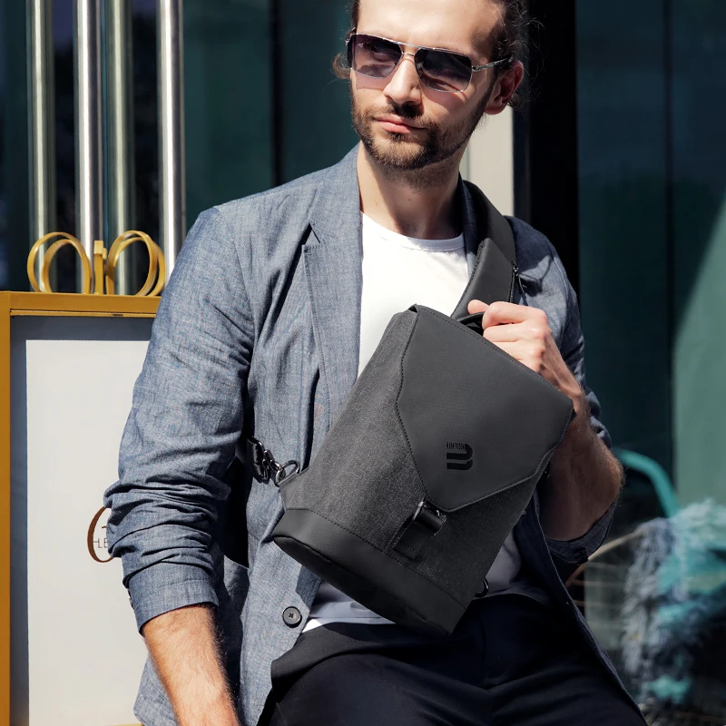 Mark Ryden 2021 New Multifunction Anti-theft Shoulder Bag USB Charging Sling Bag 9.7 inch Ipad Water Resistant Crossbody Bag