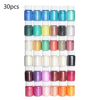 

30 Colors Glitter Powder DIY Handmade Epoxy Resin Dye Pigment Cosmetic Supplies