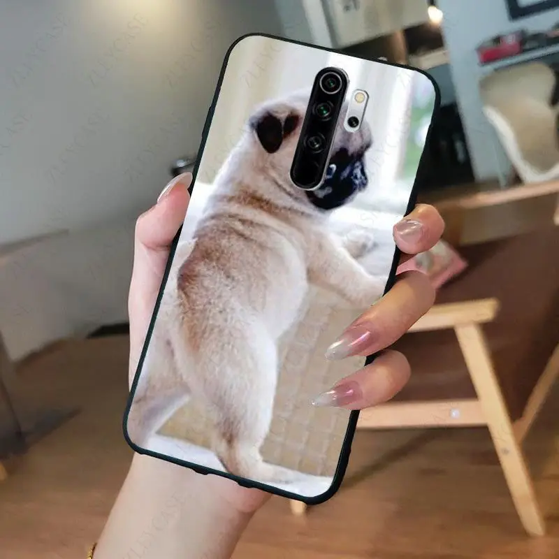 pug dog animal Phone Cover for redmi note8pro note7 note5 note6pro 7 7A 8 8A Note8T note9s note9pro Cellphones 