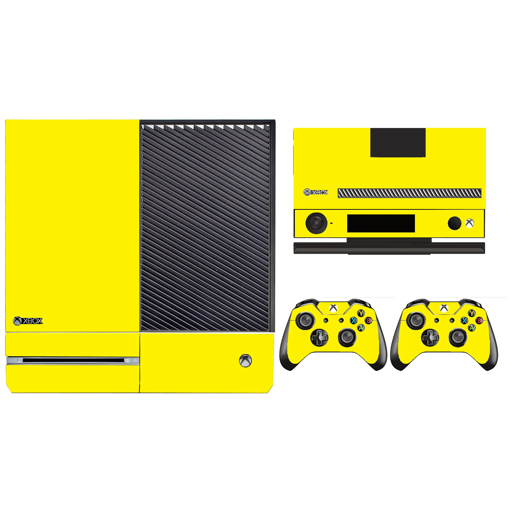 Десять однотонных цветов Чистая Защитная Наклейка для Microsoft Xbox One и 2 контроллера Скины стикер s