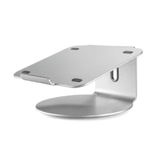Aluminum Alloy Laptop Stand Base 360 Rotate Notebook Heighten Cooling Holder Support GDeals