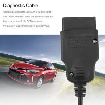

Car Diagnostic Adapter OBD OBD-II 16 Pin Male to DB 15 Pin Female Extension Cable Automobile Fault Diagnosis Instrument