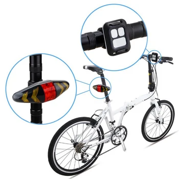 

Bicycle Rear Light Turn Signal Wireless Remote Control Tail Lamp Bike Finder Lantern Warning MTB Tail Light Flashing Taillight