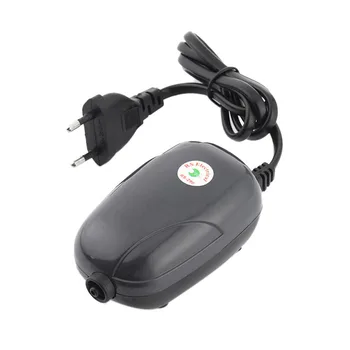 

New-Eu Plug Aquarium Air Pump Fish Tank Mini Silent Compressor Single Double Outlet Oxygen Pumps Aquariums Aquatic Accessories 2