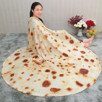 Manta de Tortilla de maíz, manta suave para cama, sofá de lana, colchas de felpa a cuadros, manta de Burrito Koce