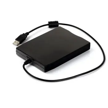 

FDD Black USB Portable External Interface Floppy Disk FDD External USB Floppy Drive for Laptop 3.5 Inch 1.44MB 12 Mbps