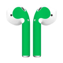 Green Защитная пленка для AirPods, защитная пленка, наклейка для беспроводных наушников, модная наклейка s, 4 цвета - Цвет: Green