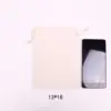 100pcs/Lot Natural Cotton Bags 7x9 9x12 10x15 13x18 15x20cm Drawstring Gift Pouches Home Storage Sacks Packing Bag Custom Logo 4
