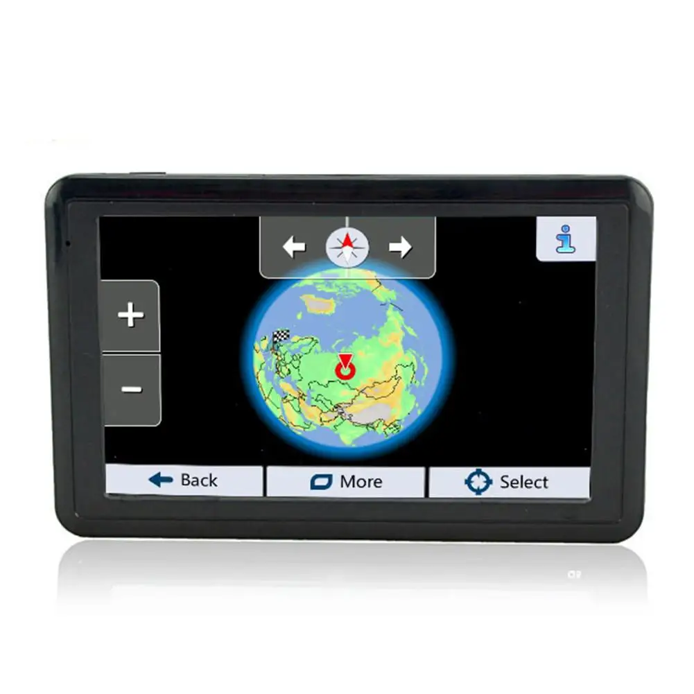 5-дюймовый GPS-навигатор для автомобиля мотоцикла GPS сенсорный экран USB зарядка 8 Гб