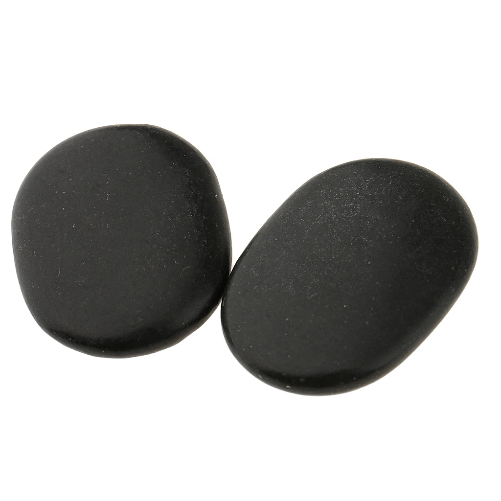 New 10pcs / lot Hot Spa Rock Basalt Stone Massage Stones Massage Lava Natural Stone Set 4*3cm